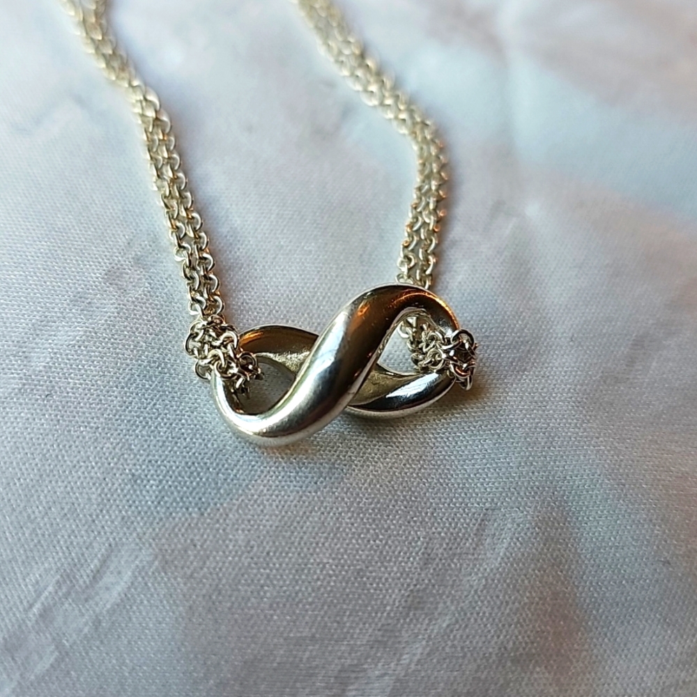 Tiffany & Co. 925 Silver Infinity Necklace